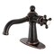 Kingston Brass KSD154BXNB Single-Handle Bathroom Faucet with Push Pop-Up, Naples Bronze KSD154BXNB - alternate 1